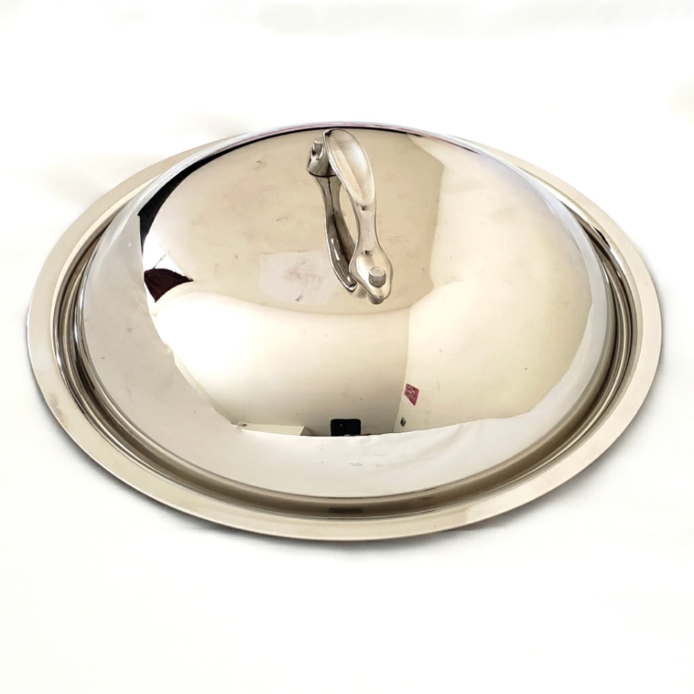 Replacement stainless steel lid for pot and pan
